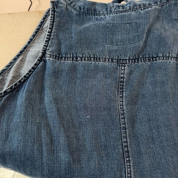 Rails Rhiannon Tie-Neck denim Chambray Dress size large - Picture 9 of 14